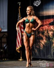 Affordable Green Figure Competition Suit (FS521)
