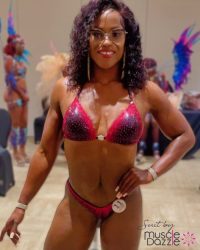 Black And Red Competition Bikini (CB485)