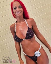 Black and Red Competition Bikini (CB738)