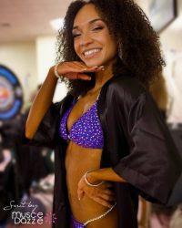 Blue And Purple Competition Bikini (CB872)