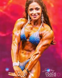 Blue Figure Competition Suit (FS166)