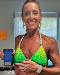 Bright Lime Green Figure Suit (FS939)