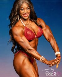 Bright Red Figure/Physique Competition Suit (FS433)