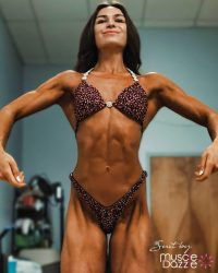 Burgundy Figure Competition Suit (FS883)