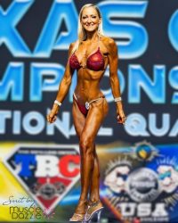 Dark Red Bikini Competition Suit (CB671)