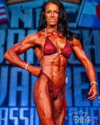 Dark Red Figure Competition Suit (FS671)