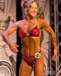 Dark Red Figure Competition Suit (FS671)