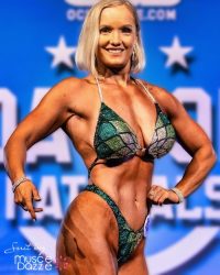 Green Figure Competition Suit (FS244)