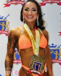 Neon Orange Figure Competition Suit (FS845)