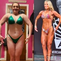 Ombre Figure Competition Suit (FS509)