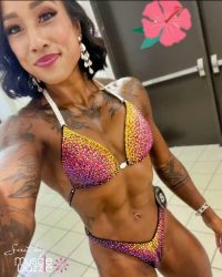 Ombre Figure Competition Suit (FS923)