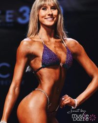 Purple and Teal Competition Bikini (CB854)