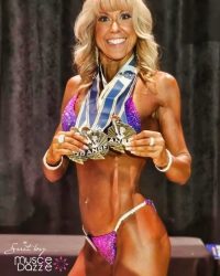 Purple Blue Competition Bikini (CB851)