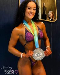 Purple Figure Competition Suit (FS898)