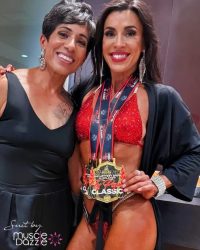 Red bikini competition suit (CB433)