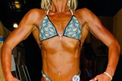 Black / Blue Figure Competition Suit (FS217)