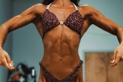 Burgundy Figure Competition Suit (FS883)
