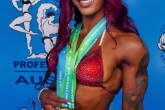 Dark Red Bikini Competition Suit (CB671)