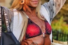 Dark Red Crystal Competition Bikini (CB646)