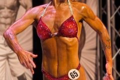 Dark Red Figure Competition Suit (FS671)