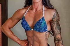 Green Blue Competition Bikini (CB798)
