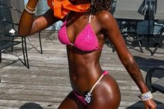 Neon Hot Pink Competition Bikini (CB827)