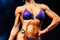 Purple and Teal Competition Bikini (CB854)