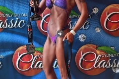 Purple Blue Figure Competition Suit (FS851)