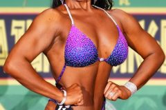 Purple Blue Figure Competition Suit (FS851)