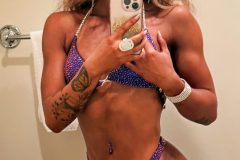 Purple Figure Competition Suit (FS817)