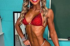 Red bikini competition suit (CB433)