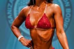 Red bikini competition suit (CB433)
