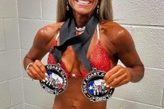 Red bikini competition suit (CB433)