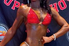 Red bikini competition suit (CB433)