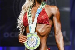Red bikini competition suit (CB433)