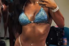 Turquoise Bikini Competition Suit (CB420)